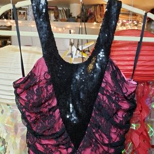 Ladies Dress Party Dress Sexy City Triangles Size M